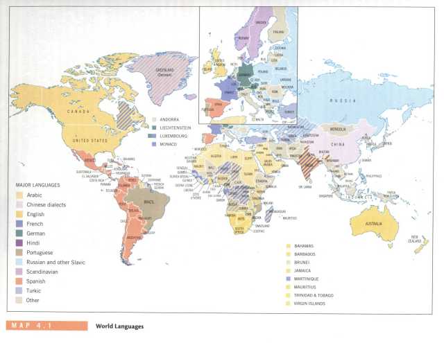 BBB 4M1 Map - World Languages